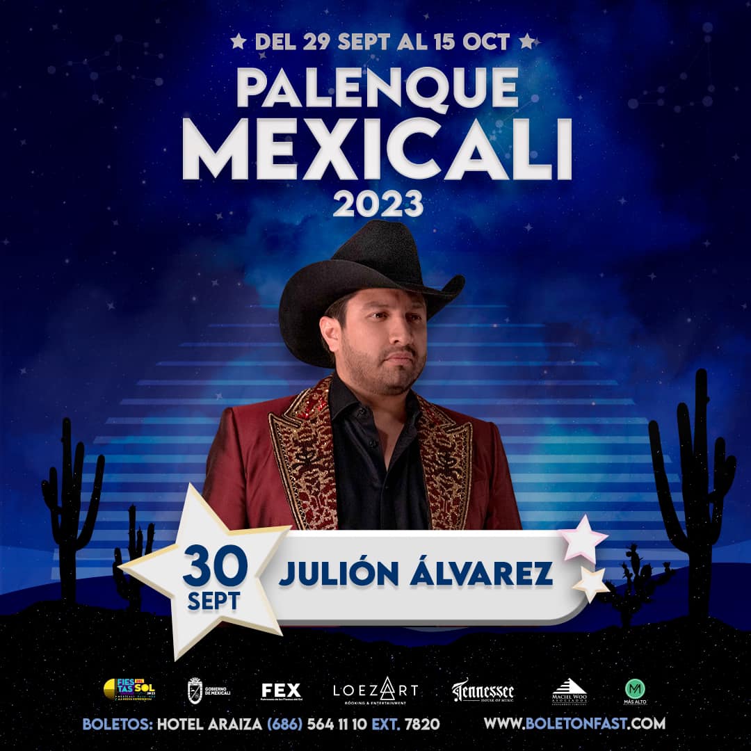 Boletos Julión Álvarez Palenque Mexicali 2023